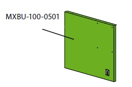 Ізоляція лівої сторони котла TXN225 - MXBU-100-0501-RAL6018
